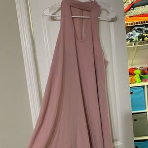 high neck lulus dress